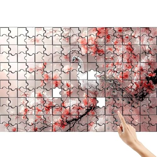 Blume Puzzle 1500 Teile Erwachsene, Pfau Klassische Puzzles Bastelset Erwachsene, Buntes und Lustiges Lernspiele Set, Herausforderung Spielzeug mit Box für Home Wall Decor, Geschenke für Männer M-5 Blume Puzzle 1500 Teile Erwachsene, Pfau Klassische Puzzles Bastelset Erwachsene, Buntes und Lustiges Lernspiele Set, Herausforderung Spielzeug mit Box für Home Wall Decor, Geschenke für Männer M-5 von Feionnug