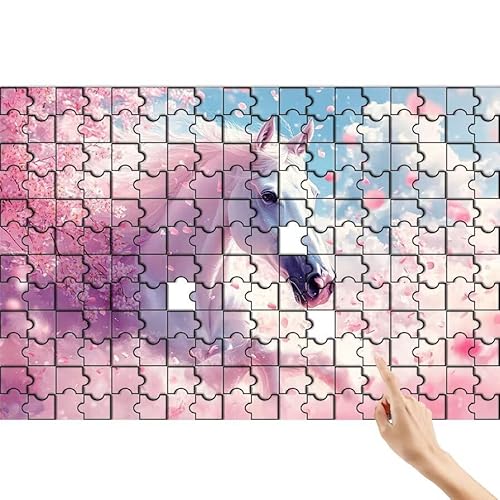 Blume Puzzle 1500 Teile Erwachsene, Pferd Klassische Puzzles Bastelset Erwachsene, Buntes und Lustiges Lernspiele Set, Herausforderung Spielzeug mit Box für Home Wall Decor, Geschenke für Männer P-5 Blume Puzzle 1500 Teile Erwachsene, Pferd Klassische Puzzles Bastelset Erwachsene, Buntes und Lustiges Lernspiele Set, Herausforderung Spielzeug mit Box für Home Wall Decor, Geschenke für Männer P-5 von Feionnug
