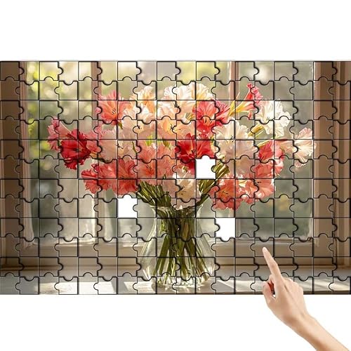 Blume Puzzle 300 Teile Erwachsene, Fenster Klassische Puzzles Bastelset Erwachsene, Buntes und Lustiges Lernspiele Set, Herausforderung Spielzeug mit Box für Home Wall Decor, Geschenke für Männer W-2 Blume Puzzle 300 Teile Erwachsene, Fenster Klassische Puzzles Bastelset Erwachsene, Buntes und Lustiges Lernspiele Set, Herausforderung Spielzeug mit Box für Home Wall Decor, Geschenke für Männer W-2 von Feionnug