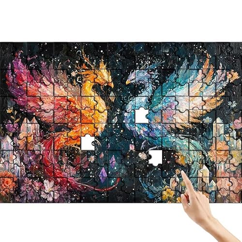 Blume Puzzle 300 Teile Erwachsene, Phönix Klassische Puzzles Bastelset Erwachsene, Buntes und Lustiges Lernspiele Set, Herausforderung Spielzeug mit Box für Home Wall Decor, Geschenke für Männer U-1 Blume Puzzle 300 Teile Erwachsene, Phönix Klassische Puzzles Bastelset Erwachsene, Buntes und Lustiges Lernspiele Set, Herausforderung Spielzeug mit Box für Home Wall Decor, Geschenke für Männer U-1 von Feionnug