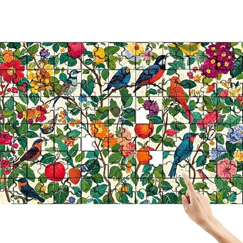 Blume Puzzle 500 Teile Erwachsene, Anlage Klassische Puzzles Bastelset Erwachsene, Buntes und Lustiges Lernspiele Set, Herausforderung Spielzeug mit Box für Home Wall Decor, Geschenke für Männer C-5 von Feionnug