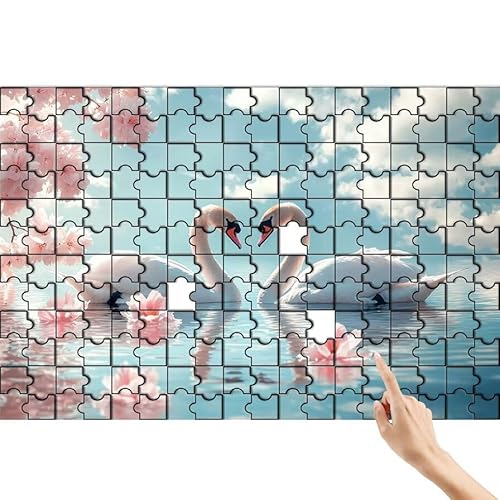 Blume Puzzle 90 Teile Erwachsene, Schwan Klassische Puzzles Bastelset Erwachsene, Buntes und Lustiges Lernspiele Set, Herausforderung Spielzeug mit Box für Home Wall Decor, Geschenke für Männer M-3 Blume Puzzle 90 Teile Erwachsene, Schwan Klassische Puzzles Bastelset Erwachsene, Buntes und Lustiges Lernspiele Set, Herausforderung Spielzeug mit Box für Home Wall Decor, Geschenke für Männer M-3 von Feionnug