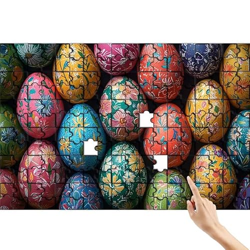 Bunt Puzzle 140 Teile Erwachsene, Abstrakt Klassische Puzzles Bastelset Erwachsene, Buntes und Lustiges Lernspiele Set, Herausforderung Spielzeug mit Box für Home Wall Decor, Geschenke für Männer K-7 von Feionnug