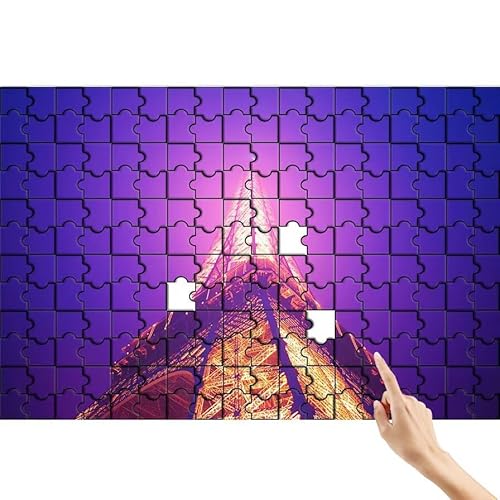 Eiffelturm Puzzle 300 Teile Erwachsene, Landschaft Klassische Puzzles Bastelset Erwachsene, Buntes Lustiges Lernspiele, Herausforderung Spielzeug mit Box für Home Wall Decor Geschenke für Männer X-5 von Feionnug