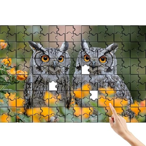 Eule Puzzle 36 Teile Erwachsene, Blume Klassische Puzzles Bastelset Erwachsene, Buntes und Lustiges Lernspiele Set, Herausforderung Spielzeug mit Box für Home Wall Decor, Geschenke für Männer J-5 Eule Puzzle 36 Teile Erwachsene, Blume Klassische Puzzles Bastelset Erwachsene, Buntes und Lustiges Lernspiele Set, Herausforderung Spielzeug mit Box für Home Wall Decor, Geschenke für Männer J-5 von Feionnug