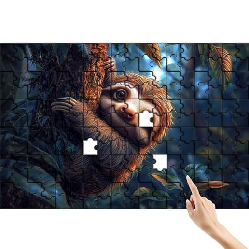 Faultier Puzzle 500 Teile Erwachsene, Niedlich Klassische Puzzles Bastelset Erwachsene, Buntes und Lustiges Lernspiele, Herausforderung Spielzeug mit Box für Home Wall Decor Geschenke für Männer Q-7 Faultier Puzzle 500 Teile Erwachsene, Niedlich Klassische Puzzles Bastelset Erwachsene, Buntes und Lustiges Lernspiele, Herausforderung Spielzeug mit Box für Home Wall Decor Geschenke für Männer Q-7 von Feionnug
