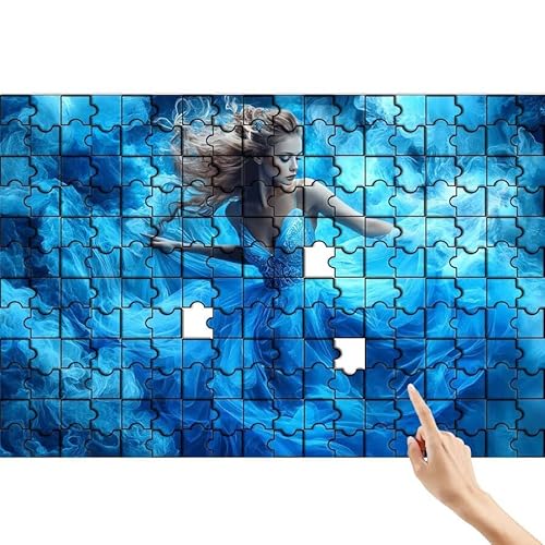 Frau Puzzle 1500 Teile Erwachsene, Cool Klassische Puzzles Bastelset Erwachsene, Buntes und Lustiges Lernspiele Set, Herausforderung Spielzeug mit Box für Home Wall Decor, Geschenke für Männer Y-0 von Feionnug