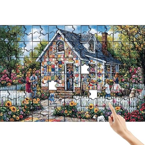 Haus Puzzle 1500 Teile Erwachsene, Landschaft Klassische Puzzles Bastelset Erwachsene, Buntes und Lustiges Lernspiele, Herausforderung Spielzeug mit Box für Home Wall Decor Geschenke für Männer G-5 Haus Puzzle 1500 Teile Erwachsene, Landschaft Klassische Puzzles Bastelset Erwachsene, Buntes und Lustiges Lernspiele, Herausforderung Spielzeug mit Box für Home Wall Decor Geschenke für Männer G-5 von Feionnug