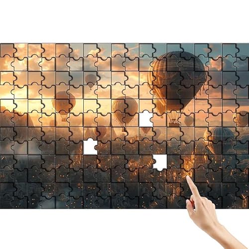 Heißluftballon Puzzle 300 Teile Erwachsene, Stadt Klassische Puzzles Bastelset Erwachsene, Buntes Lustiges Lernspiele, Herausforderung Spielzeug mit Box für Home Wall Decor Geschenke für Männer U-7 Heißluftballon Puzzle 300 Teile Erwachsene, Stadt Klassische Puzzles Bastelset Erwachsene, Buntes Lustiges Lernspiele, Herausforderung Spielzeug mit Box für Home Wall Decor Geschenke für Männer U-7 von Feionnug