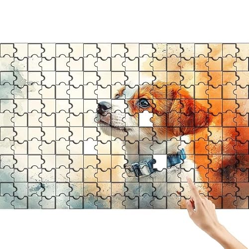 Hund Puzzle 1500 Teile Erwachsene, Tier Klassische Puzzles Bastelset Erwachsene, Buntes und Lustiges Lernspiele Set, Herausforderung Spielzeug mit Box für Home Wall Decor, Geschenke für Männer J-4 Hund Puzzle 1500 Teile Erwachsene, Tier Klassische Puzzles Bastelset Erwachsene, Buntes und Lustiges Lernspiele Set, Herausforderung Spielzeug mit Box für Home Wall Decor, Geschenke für Männer J-4 von Feionnug