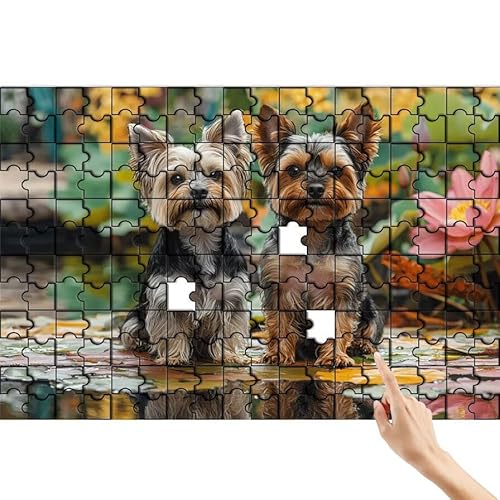 Hund Puzzle 36 Teile Erwachsene, Lotus Klassische Puzzles Bastelset Erwachsene, Buntes und Lustiges Lernspiele Set, Herausforderung Spielzeug mit Box für Home Wall Decor, Geschenke für Männer J-1 von Feionnug