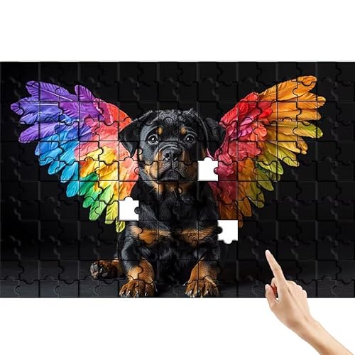 Hund Puzzle 500 Teile Erwachsene, Flügel Klassische Puzzles Bastelset Erwachsene, Buntes und Lustiges Lernspiele Set, Herausforderung Spielzeug mit Box für Home Wall Decor, Geschenke für Männer T-9 Hund Puzzle 500 Teile Erwachsene, Flügel Klassische Puzzles Bastelset Erwachsene, Buntes und Lustiges Lernspiele Set, Herausforderung Spielzeug mit Box für Home Wall Decor, Geschenke für Männer T-9 von Feionnug