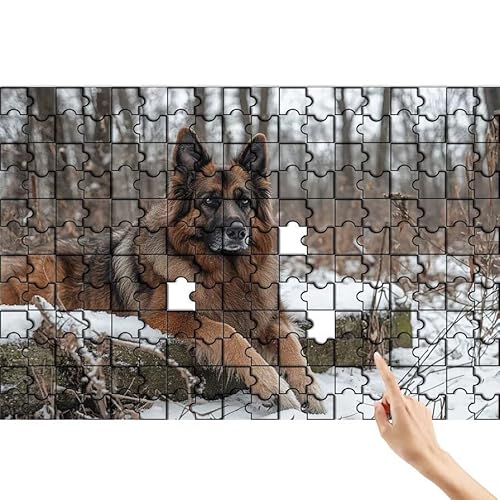 Hund Puzzle 500 Teile Erwachsene, Schnee Klassische Puzzles Bastelset Erwachsene, Buntes und Lustiges Lernspiele Set, Herausforderung Spielzeug mit Box für Home Wall Decor, Geschenke für Männer L-5 Hund Puzzle 500 Teile Erwachsene, Schnee Klassische Puzzles Bastelset Erwachsene, Buntes und Lustiges Lernspiele Set, Herausforderung Spielzeug mit Box für Home Wall Decor, Geschenke für Männer L-5 von Feionnug