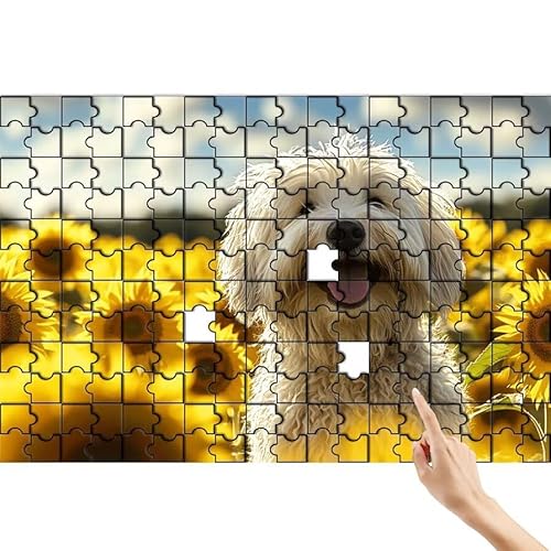Hund Puzzle 500 Teile Erwachsene, Sonnenblume Klassische Puzzles Bastelset Erwachsene, Buntes und Lustiges Lernspiele, Herausforderung Spielzeug mit Box für Home Wall Decor Geschenke für Männer Y-7 Hund Puzzle 500 Teile Erwachsene, Sonnenblume Klassische Puzzles Bastelset Erwachsene, Buntes und Lustiges Lernspiele, Herausforderung Spielzeug mit Box für Home Wall Decor Geschenke für Männer Y-7 von Feionnug