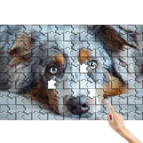 Hund Puzzle 90 Teile Erwachsene, Cool Klassische Puzzles Bastelset Erwachsene, Buntes und Lustiges Lernspiele Set, Herausforderung Spielzeug mit Box für Home Wall Decor, Geschenke für Männer T-4 Hund Puzzle 90 Teile Erwachsene, Cool Klassische Puzzles Bastelset Erwachsene, Buntes und Lustiges Lernspiele Set, Herausforderung Spielzeug mit Box für Home Wall Decor, Geschenke für Männer T-4 von Feionnug