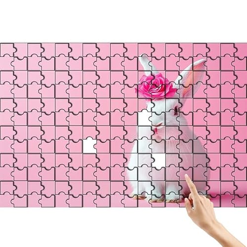 Kaninchen Puzzle 300 Teile Erwachsene, Tier Klassische Puzzles Bastelset Erwachsene, Buntes und Lustiges Lernspiele Set, Herausforderung Spielzeug mit Box für Home Wall Decor, Geschenke für Männer R-3 Kaninchen Puzzle 300 Teile Erwachsene, Tier Klassische Puzzles Bastelset Erwachsene, Buntes und Lustiges Lernspiele Set, Herausforderung Spielzeug mit Box für Home Wall Decor, Geschenke für Männer R-3 von Feionnug
