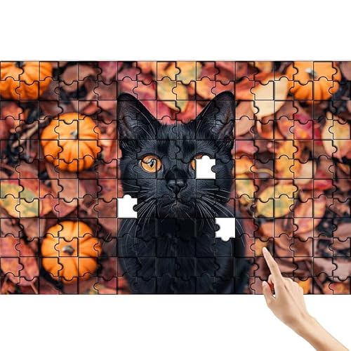 Katze Puzzle 1500 Teile Erwachsene, Kürbis Klassische Puzzles Bastelset Erwachsene, Buntes und Lustiges Lernspiele Set, Herausforderung Spielzeug mit Box für Home Wall Decor, Geschenke für Männer M-8 Katze Puzzle 1500 Teile Erwachsene, Kürbis Klassische Puzzles Bastelset Erwachsene, Buntes und Lustiges Lernspiele Set, Herausforderung Spielzeug mit Box für Home Wall Decor, Geschenke für Männer M-8 von Feionnug