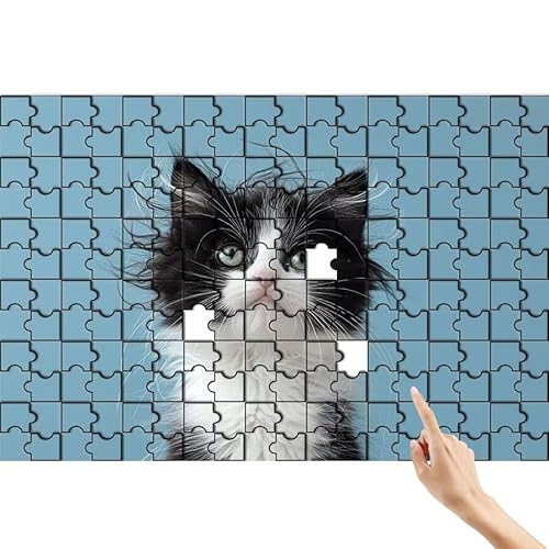 Katze Puzzle 300 Teile Erwachsene, Cool Klassische Puzzles Bastelset Erwachsene, Buntes und Lustiges Lernspiele Set, Herausforderung Spielzeug mit Box für Home Wall Decor, Geschenke für Männer Q-4 Katze Puzzle 300 Teile Erwachsene, Cool Klassische Puzzles Bastelset Erwachsene, Buntes und Lustiges Lernspiele Set, Herausforderung Spielzeug mit Box für Home Wall Decor, Geschenke für Männer Q-4 von Feionnug