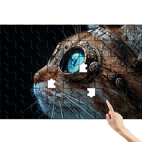 Katze Puzzle 36 Teile Erwachsene, Cool Klassische Puzzles Bastelset Erwachsene, Buntes und Lustiges Lernspiele Set, Herausforderung Spielzeug mit Box für Home Wall Decor, Geschenke für Männer Q-6 Katze Puzzle 36 Teile Erwachsene, Cool Klassische Puzzles Bastelset Erwachsene, Buntes und Lustiges Lernspiele Set, Herausforderung Spielzeug mit Box für Home Wall Decor, Geschenke für Männer Q-6 von Feionnug