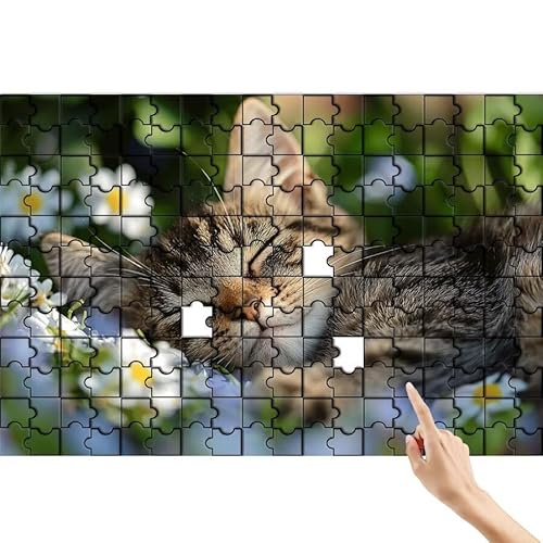 Katze Puzzle 90 Teile Erwachsene, Gänseblümchen Klassische Puzzles Bastelset Erwachsene, Buntes und Lustiges Lernspiele, Herausforderung Spielzeug mit Box für Home Wall Decor Geschenke für Männer E-4 Katze Puzzle 90 Teile Erwachsene, Gänseblümchen Klassische Puzzles Bastelset Erwachsene, Buntes und Lustiges Lernspiele, Herausforderung Spielzeug mit Box für Home Wall Decor Geschenke für Männer E-4 von Feionnug