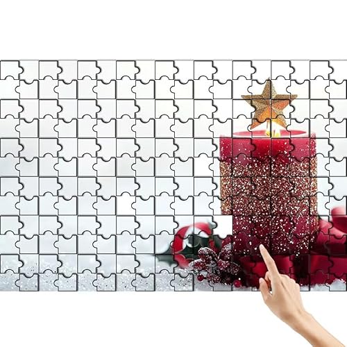 Kerze Puzzle 90 Teile Erwachsene, Stern Klassische Puzzles Bastelset Erwachsene, Buntes und Lustiges Lernspiele Set, Herausforderung Spielzeug mit Box für Home Wall Decor, Geschenke für Männer S-6 Kerze Puzzle 90 Teile Erwachsene, Stern Klassische Puzzles Bastelset Erwachsene, Buntes und Lustiges Lernspiele Set, Herausforderung Spielzeug mit Box für Home Wall Decor, Geschenke für Männer S-6 von Feionnug