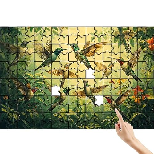 Kolibri Puzzle 1000 Teile Erwachsene, Anlage Klassische Puzzles Bastelset Erwachsene, Buntes und Lustiges Lernspiele Set, Herausforderung Spielzeug mit Box für Home Wall Decor Geschenke für Männer C-4 von Feionnug