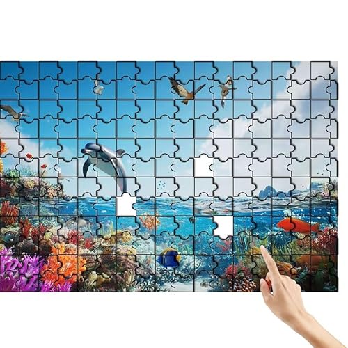 Koralle Puzzle 500 Teile Erwachsene, Delphin Klassische Puzzles Bastelset Erwachsene, Buntes und Lustiges Lernspiele Set, Herausforderung Spielzeug mit Box für Home Wall Decor Geschenke für Männer U-9 Koralle Puzzle 500 Teile Erwachsene, Delphin Klassische Puzzles Bastelset Erwachsene, Buntes und Lustiges Lernspiele Set, Herausforderung Spielzeug mit Box für Home Wall Decor Geschenke für Männer U-9 von Feionnug