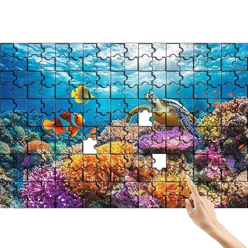 Koralle Puzzle 90 Teile Erwachsene, Schildkröte Klassische Puzzles Bastelset Erwachsene, Buntes und Lustiges Lernspiele, Herausforderung Spielzeug mit Box für Home Wall Decor Geschenke für Männer S-5 Koralle Puzzle 90 Teile Erwachsene, Schildkröte Klassische Puzzles Bastelset Erwachsene, Buntes und Lustiges Lernspiele, Herausforderung Spielzeug mit Box für Home Wall Decor Geschenke für Männer S-5 von Feionnug