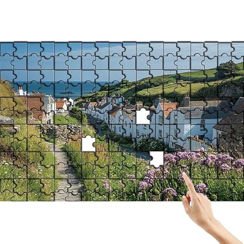 Landschaft Puzzle 36 Teile Erwachsene, Anlage Klassische Puzzles Bastelset Erwachsene, Buntes und Lustiges Lernspiele, Herausforderung Spielzeug mit Box für Home Wall Decor Geschenke für Männer T-5 von Feionnug