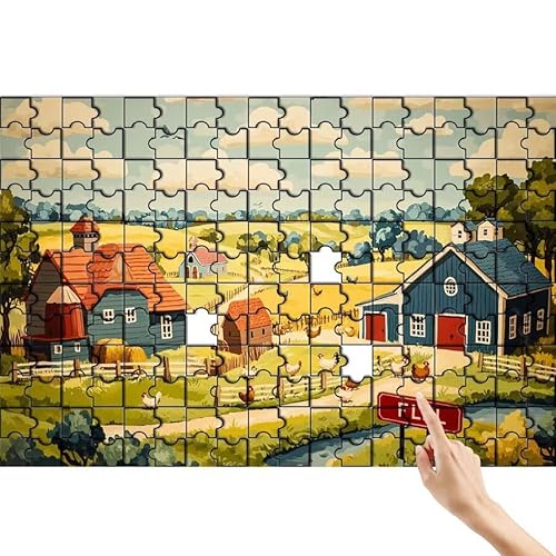 Landschaft Puzzle 90 Teile Erwachsene, Karikatur Klassische Puzzles Bastelset Erwachsene, Buntes und Lustiges Lernspiele, Herausforderung Spielzeug mit Box für Home Wall Decor Geschenke für Männer G-8 Landschaft Puzzle 90 Teile Erwachsene, Karikatur Klassische Puzzles Bastelset Erwachsene, Buntes und Lustiges Lernspiele, Herausforderung Spielzeug mit Box für Home Wall Decor Geschenke für Männer G-8 von Feionnug