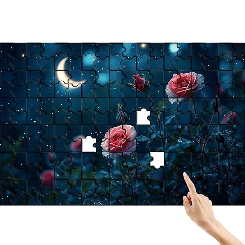 Mond Puzzle 1000 Teile Erwachsene, Rose Klassische Puzzles Bastelset Erwachsene, Buntes und Lustiges Lernspiele Set, Herausforderung Spielzeug mit Box für Home Wall Decor, Geschenke für Männer W-1 Mond Puzzle 1000 Teile Erwachsene, Rose Klassische Puzzles Bastelset Erwachsene, Buntes und Lustiges Lernspiele Set, Herausforderung Spielzeug mit Box für Home Wall Decor, Geschenke für Männer W-1 von Feionnug