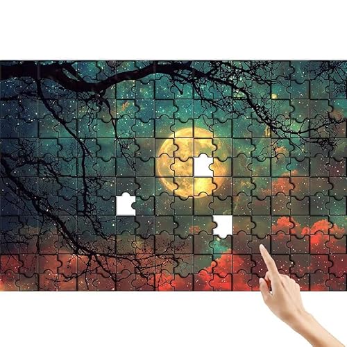 Mond Puzzle 1000 Teile Erwachsene, Sternenhimmel Klassische Puzzles Bastelset Erwachsene, Buntes und Lustiges Lernspiele, Herausforderung Spielzeug mit Box für Home Wall Decor Geschenke für Männer K-4 Mond Puzzle 1000 Teile Erwachsene, Sternenhimmel Klassische Puzzles Bastelset Erwachsene, Buntes und Lustiges Lernspiele, Herausforderung Spielzeug mit Box für Home Wall Decor Geschenke für Männer K-4 von Feionnug