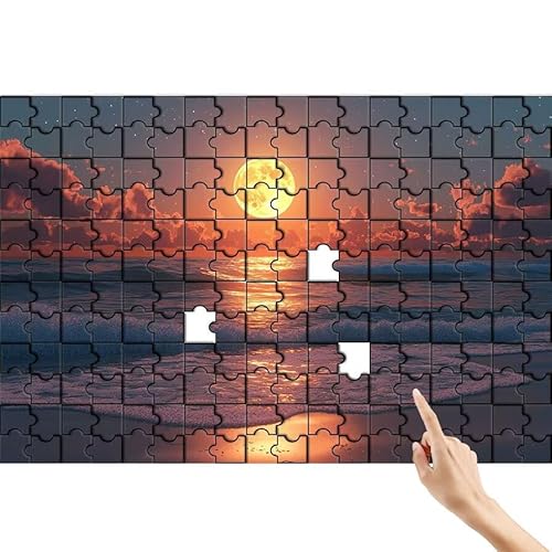 Mond Puzzle 300 Teile Erwachsene, Meer Klassische Puzzles Bastelset Erwachsene, Buntes und Lustiges Lernspiele Set, Herausforderung Spielzeug mit Box für Home Wall Decor, Geschenke für Männer F-2 Mond Puzzle 300 Teile Erwachsene, Meer Klassische Puzzles Bastelset Erwachsene, Buntes und Lustiges Lernspiele Set, Herausforderung Spielzeug mit Box für Home Wall Decor, Geschenke für Männer F-2 von Feionnug