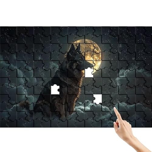 Mond Puzzle 500 Teile Erwachsene, Hund Klassische Puzzles Bastelset Erwachsene, Buntes und Lustiges Lernspiele Set, Herausforderung Spielzeug mit Box für Home Wall Decor, Geschenke für Männer P-0 Mond Puzzle 500 Teile Erwachsene, Hund Klassische Puzzles Bastelset Erwachsene, Buntes und Lustiges Lernspiele Set, Herausforderung Spielzeug mit Box für Home Wall Decor, Geschenke für Männer P-0 von Feionnug