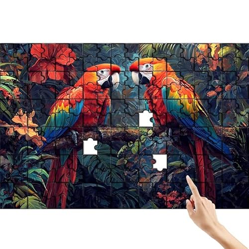 Papagei Puzzle 1000 Teile Erwachsene, Anlage Klassische Puzzles Bastelset Erwachsene, Buntes und Lustiges Lernspiele Set, Herausforderung Spielzeug mit Box für Home Wall Decor Geschenke für Männer Q-0 Papagei Puzzle 1000 Teile Erwachsene, Anlage Klassische Puzzles Bastelset Erwachsene, Buntes und Lustiges Lernspiele Set, Herausforderung Spielzeug mit Box für Home Wall Decor Geschenke für Männer Q-0 von Feionnug