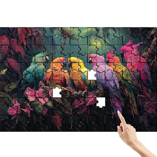 Papagei Puzzle 36 Teile Erwachsene, Anlage Klassische Puzzles Bastelset Erwachsene, Buntes und Lustiges Lernspiele Set, Herausforderung Spielzeug mit Box für Home Wall Decor, Geschenke für Männer E-7 Papagei Puzzle 36 Teile Erwachsene, Anlage Klassische Puzzles Bastelset Erwachsene, Buntes und Lustiges Lernspiele Set, Herausforderung Spielzeug mit Box für Home Wall Decor, Geschenke für Männer E-7 von Feionnug