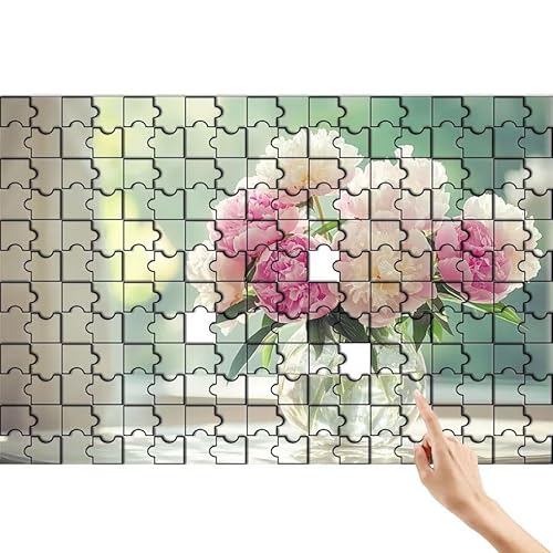 Pfingstrose Puzzle 1500 Teile Erwachsene, Vase Klassische Puzzles Bastelset Erwachsene, Buntes und Lustiges Lernspiele, Herausforderung Spielzeug mit Box für Home Wall Decor Geschenke für Männer U-1 Pfingstrose Puzzle 1500 Teile Erwachsene, Vase Klassische Puzzles Bastelset Erwachsene, Buntes und Lustiges Lernspiele, Herausforderung Spielzeug mit Box für Home Wall Decor Geschenke für Männer U-1 von Feionnug