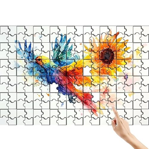 Phönix Puzzle 90 Teile Erwachsene, Abstrakt Klassische Puzzles Bastelset Erwachsene, Buntes und Lustiges Lernspiele Set, Herausforderung Spielzeug mit Box für Home Wall Decor, Geschenke für Männer C-3 von Feionnug