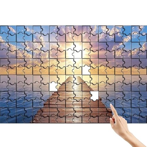 Pier Puzzle 1500 Teile Erwachsene, Sonne Klassische Puzzles Bastelset Erwachsene, Buntes und Lustiges Lernspiele Set, Herausforderung Spielzeug mit Box für Home Wall Decor, Geschenke für Männer Q-3 von Feionnug