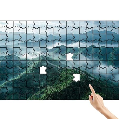 Puzzle 1000 Teile Berg, Landschaft Puzzle Erwachsene, Lernspiele für Ganze Familie, Unmögliche Herausfordern Spielzeug, Bunter Legespiel Spaß Set mit Box für Room Wall Decor Geschenke für Frauen J-1 von Feionnug