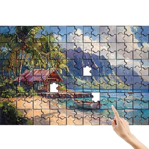 Puzzle 1000 Teile Berg, Meer Puzzle Erwachsene, Lernspiele für Ganze Familie, Unmögliche Herausfordern Spielzeug Set, Bunter Spaß Set mit Box für Room Wall Decor Kreative Geschenke für Frauen M-7 Puzzle 1000 Teile Berg, Meer Puzzle Erwachsene, Lernspiele für Ganze Familie, Unmögliche Herausfordern Spielzeug Set, Bunter Spaß Set mit Box für Room Wall Decor Kreative Geschenke für Frauen M-7 von Feionnug