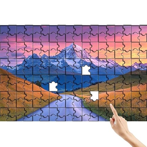 Puzzle 1000 Teile Berg, Wiese Puzzle Erwachsene, Lernspiele für Ganze Familie, Unmögliche Herausfordern Spielzeug, Bunter Spaß Set mit Box für Room Wall Decor Kreative Geschenke für Frauen K-3 Puzzle 1000 Teile Berg, Wiese Puzzle Erwachsene, Lernspiele für Ganze Familie, Unmögliche Herausfordern Spielzeug, Bunter Spaß Set mit Box für Room Wall Decor Kreative Geschenke für Frauen K-3 von Feionnug