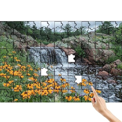 Puzzle 1000 Teile Blume, Anlage Puzzle Erwachsene, Lernspiele für Ganze Familie, Unmögliche Herausfordern Spielzeug, Bunter Spaß Set mit Box für Room Wall Decor Kreative Geschenke für Frauen R-8 von Feionnug