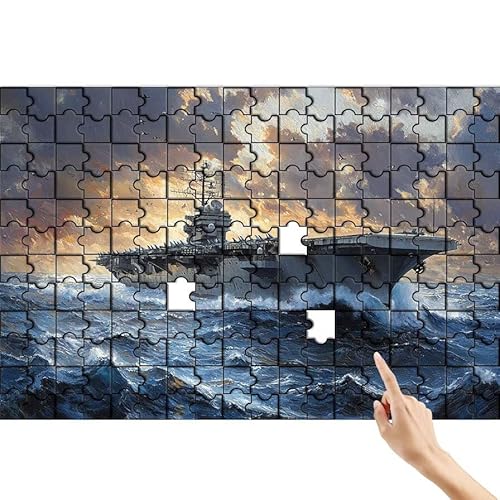 Puzzle 1000 Teile Boot, Cool Puzzle Erwachsene, Lernspiele für Ganze Familie, Unmögliche Herausfordern Spielzeug Set, Bunter Spaß Set mit Box für Room Wall Decor Kreative Geschenke für Frauen V-3 von Feionnug