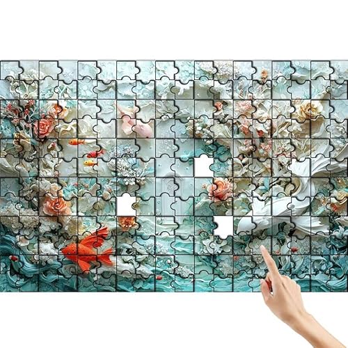 Puzzle 1000 Teile Fisch, Abstrakt Puzzle Erwachsene, Lernspiele für Ganze Familie, Unmögliche Herausfordern Spielzeug, Bunter Legespiel Spaß Set mit Box für Room Wall Decor Geschenke für Frauen I-4 Puzzle 1000 Teile Fisch, Abstrakt Puzzle Erwachsene, Lernspiele für Ganze Familie, Unmögliche Herausfordern Spielzeug, Bunter Legespiel Spaß Set mit Box für Room Wall Decor Geschenke für Frauen I-4 von Feionnug