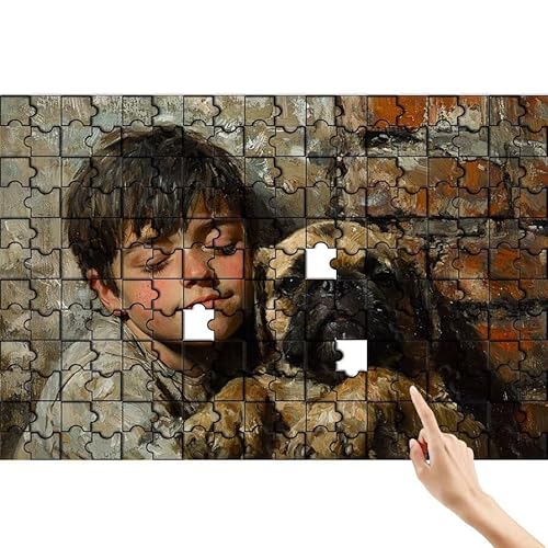 Puzzle 1000 Teile Hund, Junge Puzzle Erwachsene, Lernspiele für Ganze Familie, Unmögliche Herausfordern Spielzeug, Bunter Spaß Set mit Box für Room Wall Decor Kreative Geschenke für Frauen N-7 Puzzle 1000 Teile Hund, Junge Puzzle Erwachsene, Lernspiele für Ganze Familie, Unmögliche Herausfordern Spielzeug, Bunter Spaß Set mit Box für Room Wall Decor Kreative Geschenke für Frauen N-7 von Feionnug