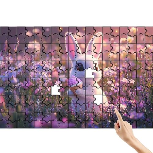 Puzzle 1000 Teile Kaninchen, Blume Puzzle Erwachsene, Lernspiele für Ganze Familie, Unmögliche Herausfordern Spielzeug, Bunter Legespiel Spaß Set mit Box für Room Wall Decor Geschenke für Frauen G-9 Puzzle 1000 Teile Kaninchen, Blume Puzzle Erwachsene, Lernspiele für Ganze Familie, Unmögliche Herausfordern Spielzeug, Bunter Legespiel Spaß Set mit Box für Room Wall Decor Geschenke für Frauen G-9 von Feionnug