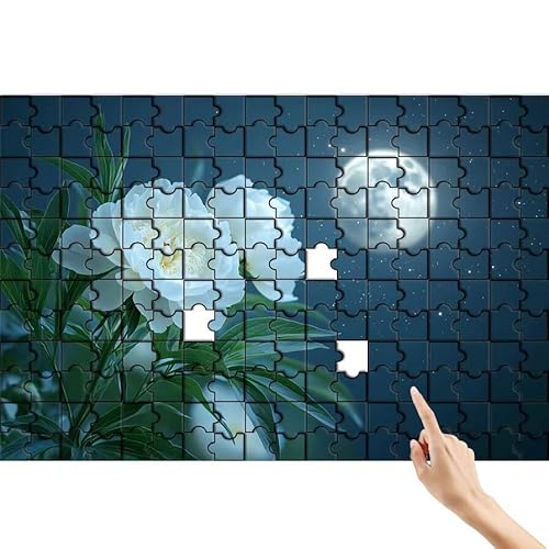 Puzzle 1000 Teile Mond, Pfingstrose Puzzle Erwachsene, Lernspiele für Ganze Familie, Unmögliche Herausfordern Spielzeug, Bunter Legespiel Spaß Set mit Box für Room Wall Decor Geschenke für Frauen B-8 Puzzle 1000 Teile Mond, Pfingstrose Puzzle Erwachsene, Lernspiele für Ganze Familie, Unmögliche Herausfordern Spielzeug, Bunter Legespiel Spaß Set mit Box für Room Wall Decor Geschenke für Frauen B-8 von Feionnug