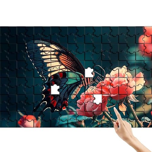 Puzzle 1000 Teile Schmetterling, Tier Puzzle Erwachsene, Lernspiele für Ganze Familie, Unmögliche Herausfordern Spielzeug, Bunter Spaß Set mit Box für Room Wall Decor Kreative Geschenke für Frauen S-2 Puzzle 1000 Teile Schmetterling, Tier Puzzle Erwachsene, Lernspiele für Ganze Familie, Unmögliche Herausfordern Spielzeug, Bunter Spaß Set mit Box für Room Wall Decor Kreative Geschenke für Frauen S-2 von Feionnug