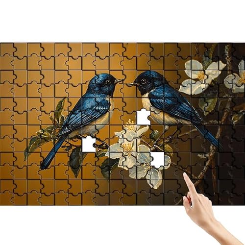 Puzzle 1000 Teile Vogel, Blume Puzzle Erwachsene, Lernspiele für Ganze Familie, Unmögliche Herausfordern Spielzeug, Bunter Spaß Set mit Box für Room Wall Decor Kreative Geschenke für Frauen B-5 Puzzle 1000 Teile Vogel, Blume Puzzle Erwachsene, Lernspiele für Ganze Familie, Unmögliche Herausfordern Spielzeug, Bunter Spaß Set mit Box für Room Wall Decor Kreative Geschenke für Frauen B-5 von Feionnug